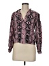 Topshop Pink Long Sleeve Blouse Size 6 - photo 1