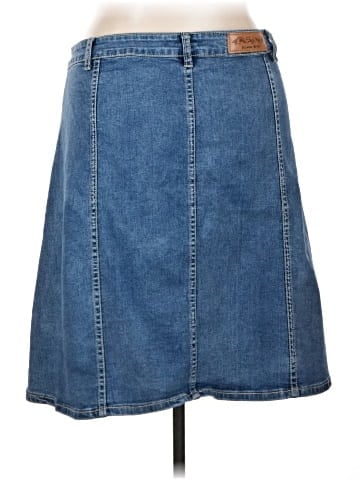 Suzanne Betro Denim Skirt (view 2)