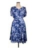 Talbots Paisley Blue Casual Dress Size 16 (petite) - photo 1