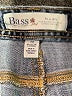 Bass 100% Spandex Chevron-herringbone Blue Jeans Size 12 - photo 7