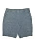 Lands' End Chevron-herringbone Blue Shorts Size 18 (petite) - photo 1