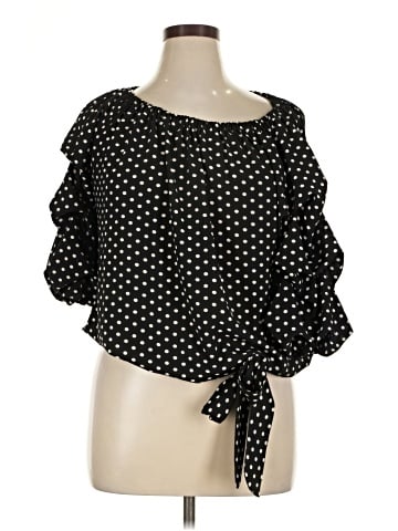Coco Bianco 3/4 Sleeve Blouse (view 1)