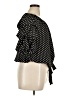 Coco Bianco Polka Dots Black 3/4 Sleeve Blouse Size XL - photo 4