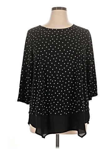Adrianna Papell 3/4 Sleeve Blouse (view 1)