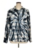 Hurley Tie-dye Blue Long Sleeve Button-Down Shirt Size XL - photo 1