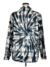 Hurley Tie-dye Blue Long Sleeve Button-Down Shirt Size XL - photo 2