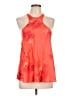 ALLSAINTS Orange Sleeveless Blouse Size 10 - photo 1