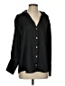 Zara 100% Polyester Black Long Sleeve Blouse Size S - photo 1