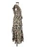Ulla Johnson 100% Silk Floral Yellow Blue Casual Dress Size 0 - photo 4