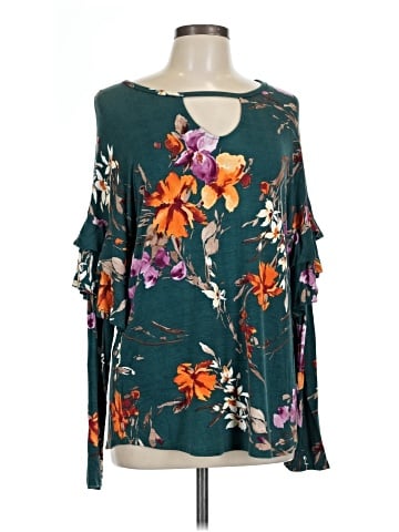 Oddi 3/4 Sleeve Blouse (view 1)