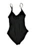DKNY Solid Black One Piece Swimsuit Size S - photo 2