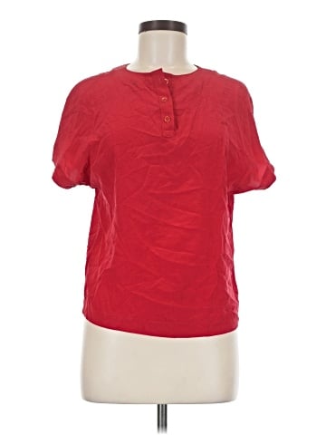 Paul Stanley Short Sleeve Silk Top (view 1)