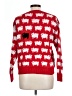 Unbranded 100% Polyester Print Red Pullover Sweater Size L - photo 2