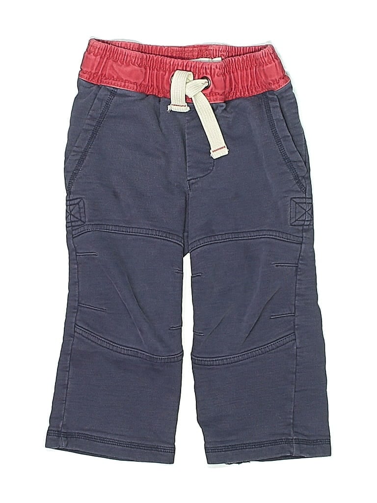 Pre-owned Mini Boden Kids' Cargo Pants In Blue