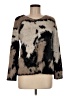 Ethyl Animal Print Brown Pullover Sweater Size M - photo 1