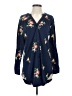 Forgotten Grace Blue Long Sleeve Blouse Size S - photo 1