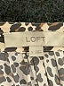 Ann Taylor LOFT 100% Polyester Animal Print Brown Long Sleeve Blouse Size S - photo 7