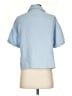 Shein Blue Short Sleeve Blouse Size 4 - photo 2