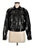 Gap 100% Polyester Metallic Black Jacket Size M - photo 1