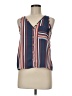 Pink Rose 100% Polyester Blue Sleeveless Blouse Size M - photo 1