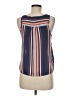 Pink Rose 100% Polyester Blue Sleeveless Blouse Size M - photo 2