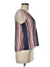 Pink Rose 100% Polyester Blue Sleeveless Blouse Size M - photo 4