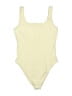 OQQ Yellow Bodysuit Size L - photo 1