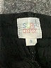 Surf Gypsy 100% Rayon Chevron-herringbone Black Shorts Size S - photo 3