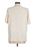 Ann Taylor LOFT 100% Polyester Ivory Short Sleeve Blouse Size M - photo 2