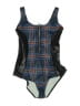 BlackMilk Plaid Blue One Piece Swimsuit Size L - photo 2