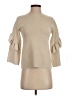 Tory Burch 100% Polyester Tan Turtleneck Sweater Size XS - photo 1