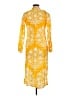 Assorted Brands Yellow Casual Dress Size M - photo 2