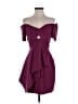 Milly Burgundy Cocktail Dress Size 4 - photo 1