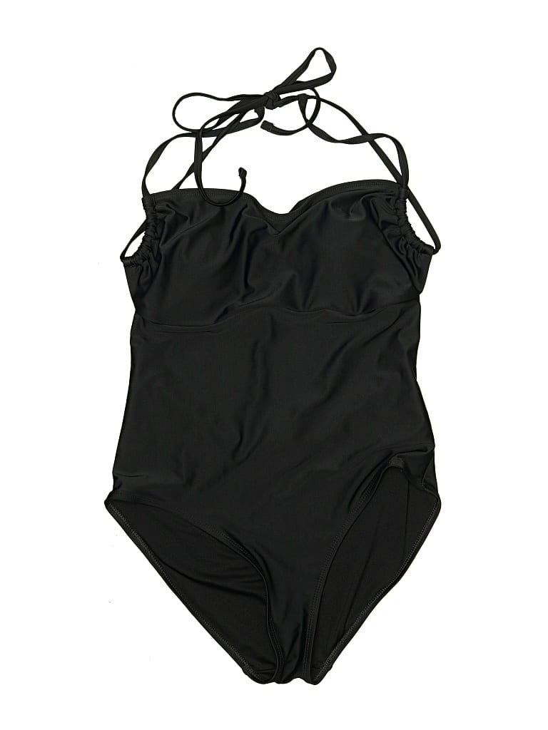 Pre-owned Old Navy One Piece Swimsuit In Black