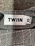 TWIIN Plaid Gray Jumpsuit Size XS - photo 4