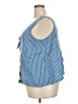 J.Jill 100% Rayon Blue Sleeveless Button-Down Shirt Size 3X - photo 5