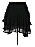 Shein 100% Polyester Solid Black Casual Skirt Size M - photo 1