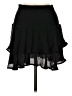 Shein 100% Polyester Solid Black Casual Skirt Size M - photo 2