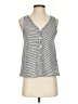 Lands' End 100% Cotton Gray Sleeveless Blouse Size XS - photo 1
