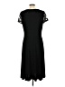 Perceptions Solid Black Cocktail Dress Size L - photo 2