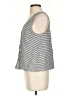 Lands' End 100% Cotton Gray Sleeveless Blouse Size XS - photo 5