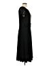 Perceptions Solid Black Cocktail Dress Size L - photo 4