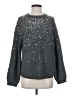 Vince Camuto Stars Silver Pullover Sweater Size S - photo 1