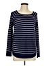 Pink Clover Stripes Blue Pullover Sweater Size L - photo 1
