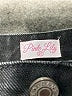 Pink Lily Graphic Black Jeans Size 27 waist - photo 7