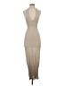 Shein 100% Viscose Tan Cocktail Dress Size 4 - photo 1