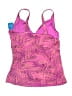 Lands' End Print Pink Swimsuit Top Size 8 - photo 2