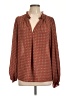 Max Studio Brown Long Sleeve Blouse Size L - photo 1