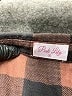 Pink Lily Plaid Brown Long Sleeve Button-Down Shirt Size M - photo 7