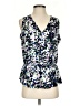 Banana Republic 100% Polyester Silver Sleeveless Blouse Size S - photo 1